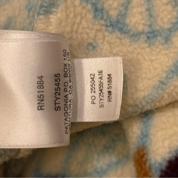 Patagonia Vintage Rare Owl Patterned Fleece Pullover - Picture 12 of 13